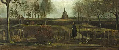 Der Pfarrgarten von Nuenen im Frühjahr Vincent van Gogh